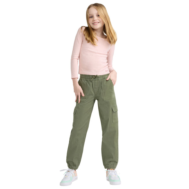 Levi's Girls' Cotton-Blend Twill Jogger P0