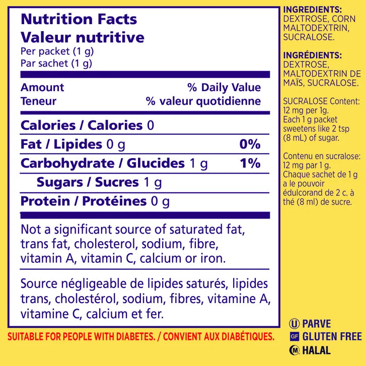 Splenda No Calorie Sweetener Packets, 1000-count