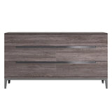 Volterra 5-drawer Dresser & Mirror Set, Made in Italy
