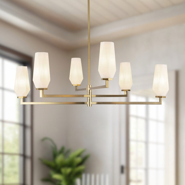 Light & Modern Rika 35 in. Chandelier Y3