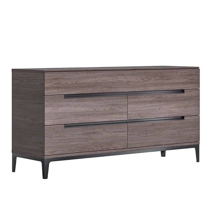 Volterra 5-drawer Dresser & Mirror Set, Made in Italy