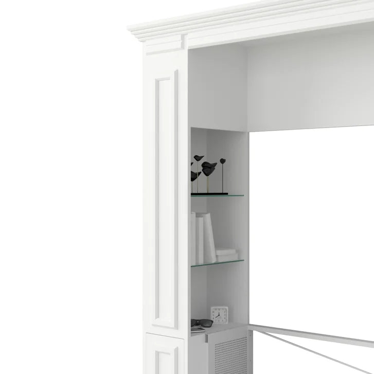 Bed & Room Porter Portrait Wall Bed with Internal Storage, Queen