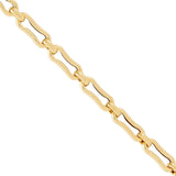Bamboo Link Bracelet in Yellow Gold