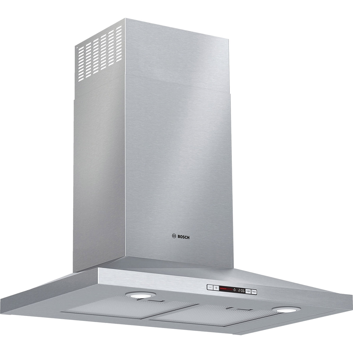 Bosch 300 Series 30 in Stainless Steel Pyramid Canopy Chimney Range Hood, 300 Max CFM