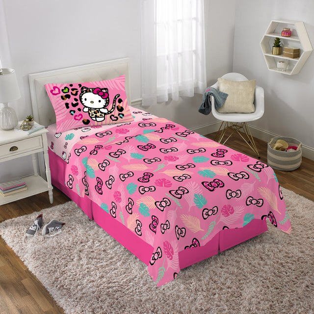 Hello Kitty 4-piece Twin Bedding Set E5