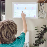 Skylight 15 in. White Smart Touchscreen Calendar and Organizer