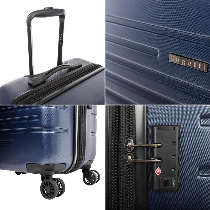 Bugatti - Geneva Hardside 21 in. Carry-on Spinner