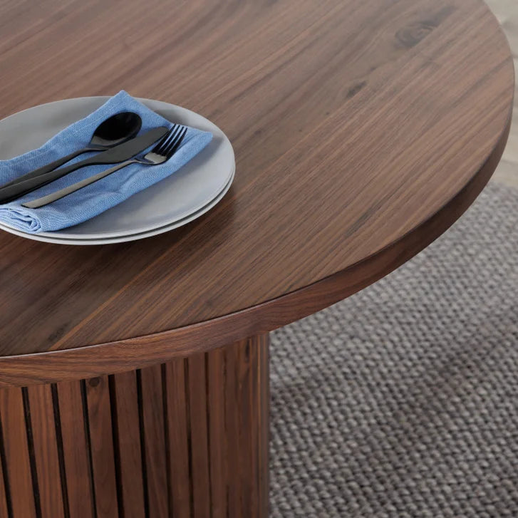 Round Transformer Table with Bench and 4 Chairs