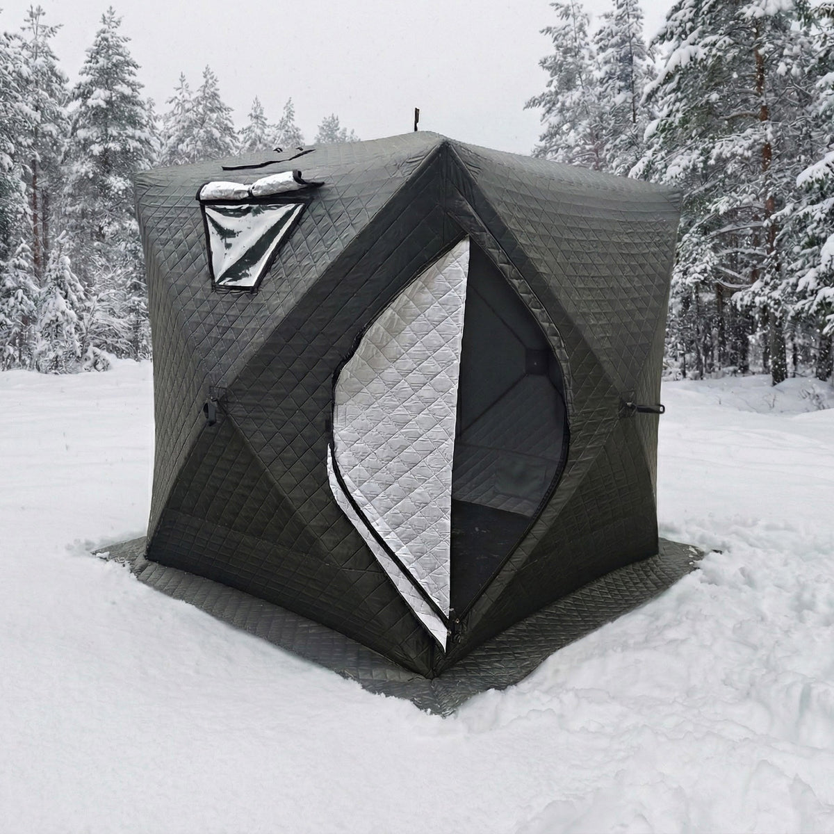 Rapala Quick Assembly 3-person Ice Fishing Hut