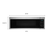 Whirlpool 1.1 cu ft. Over-the-Range Low Profile Microwave Hood Combination - 360 CFM