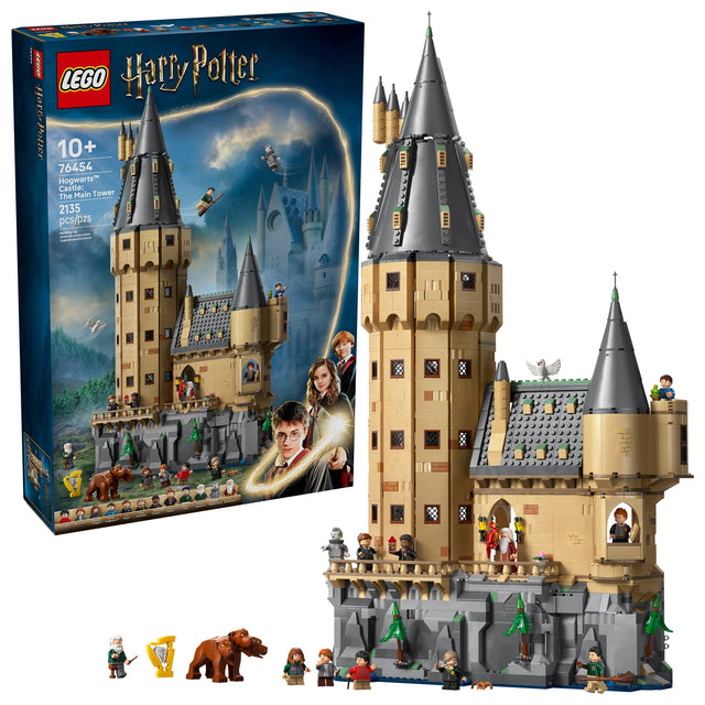 LEGO Harry Potter Hogwarts Castle: The Main Tower 76454 with Bonus LEGO Harry Potter Chomping Monster Book of Monsters 76449 V4