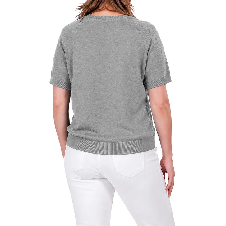 United Colors of Benetton Women’s Short Sleeve Crew Neck Sweater