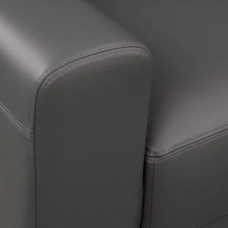 Galleria 2-piece Top Grain Leather Right-hand Facing Extended Sectional