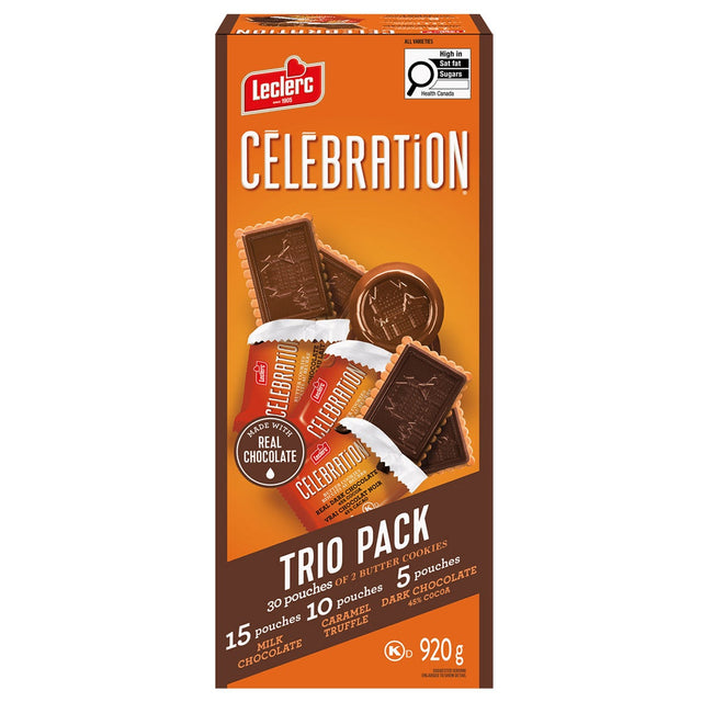 Leclerc Celebration Trio Variety Pack, 920 g D8