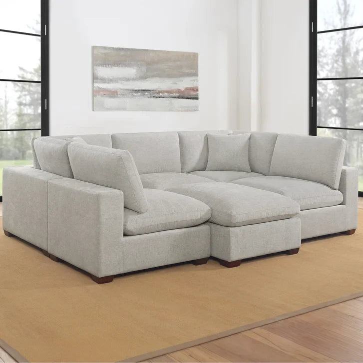 Thomasville Lowell 8-piece Fabric Modular Sectional