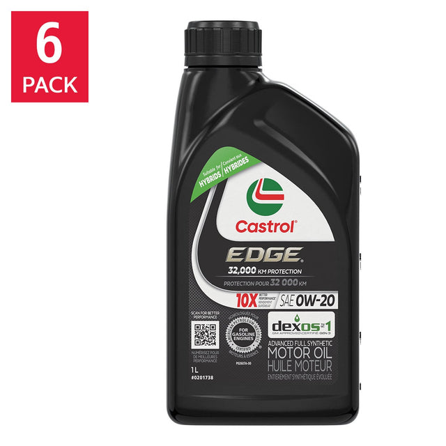 CASTROL EDGE 0W20 6 x 1 L Case Pack J1