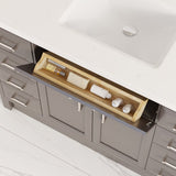 Studio Bathe Calais III Vanity in Mink Grey Finish with Engineered Stone Countertop