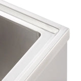 TRINITY Stainless Steel Utility Sink with Shelf and Pullout Faucet
