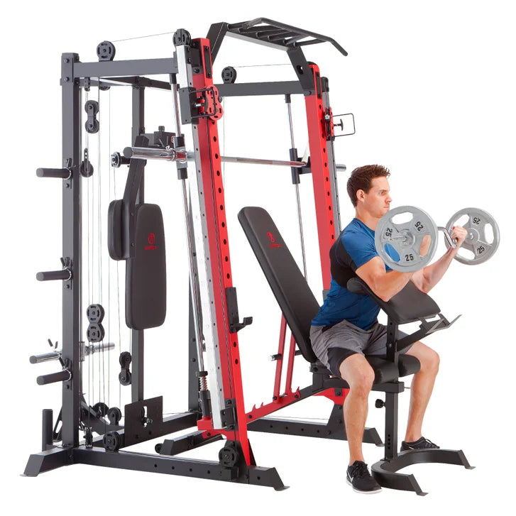 Marcy Smith Machine / Cage System with Pull-Up Bar and Landmine Station