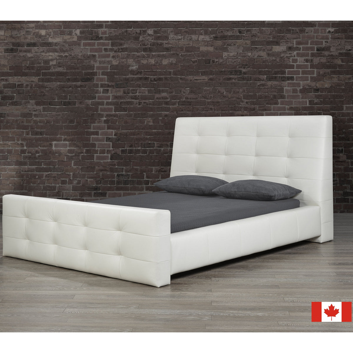 Venice Top Grain Leather Bed