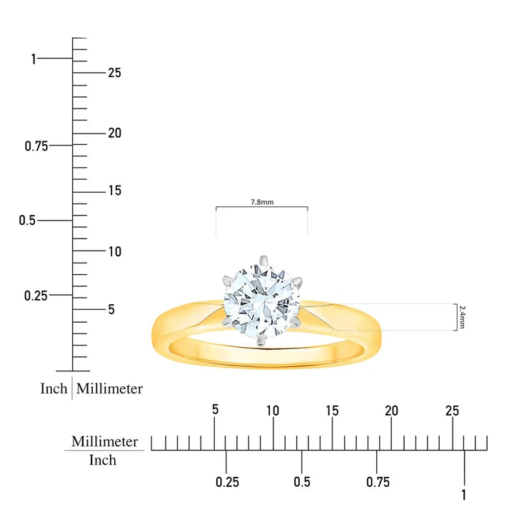 Round Brilliant Diamond Solitaire Ring (1.00 ct)