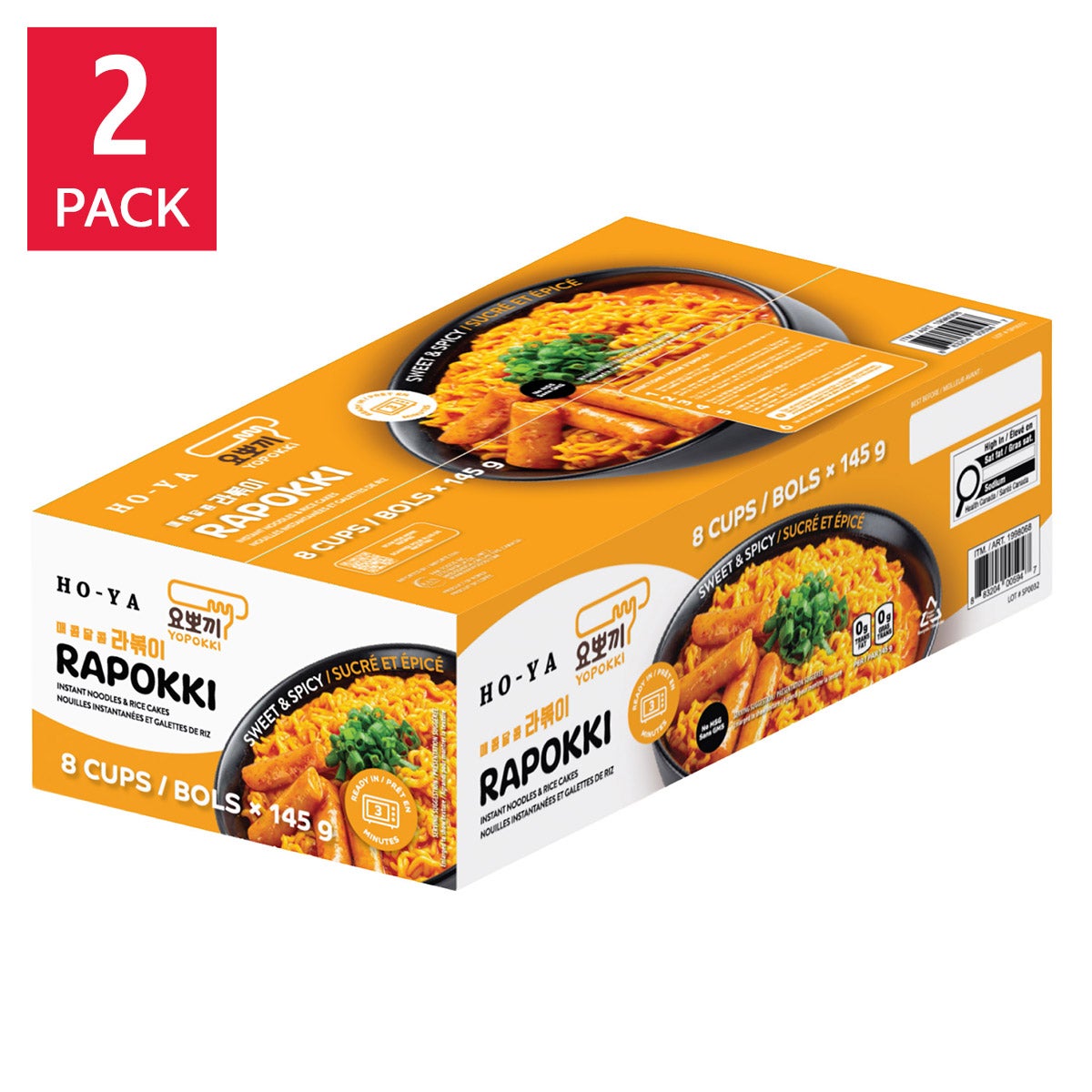 Ho-Ya Sweet and Spicy Rapokki, 16 × 145 g