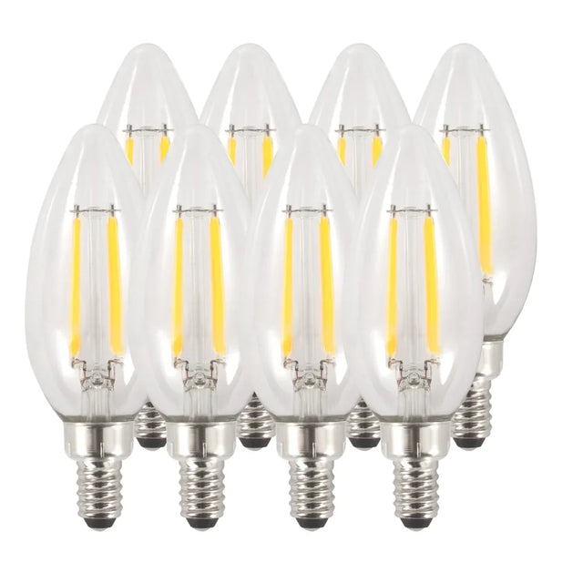 Luminus LED Elite 3.5W Dimmable B11 Chandelier Bulb, 8-pack G8