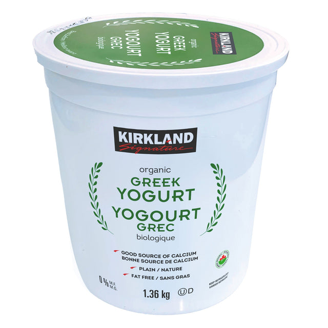 Kirkland Signature Organic Greek Yogurt, 1.36 kg K5
