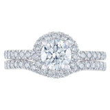 Round Brilliant Diamond Wedding Set (1.37 ctw)