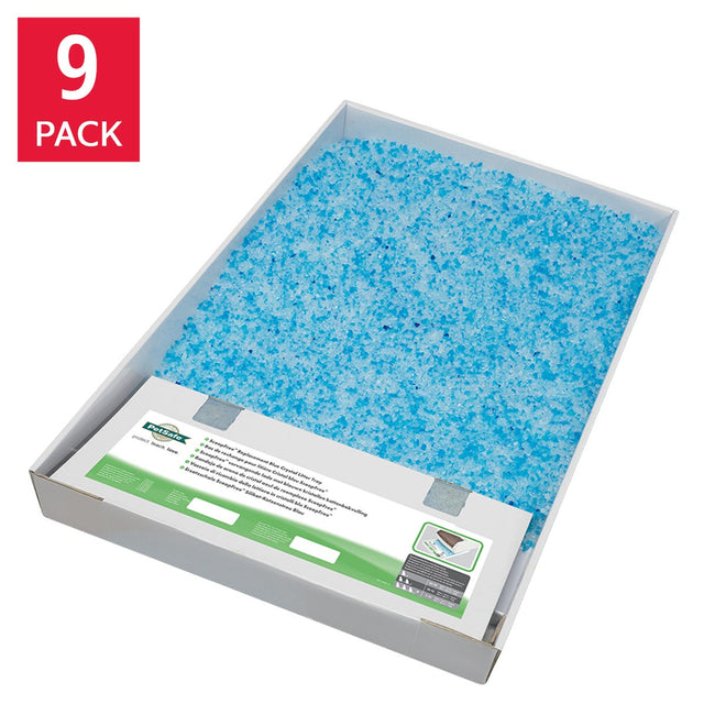 ScoopFree Litter Tray Refills with Premium Blue Crystals, 9-pack A8