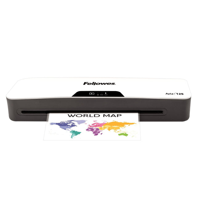 Fellowes Ayla 125 Laminator with 50 Laminating Sheets Starter Kit R3