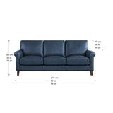 Prospera Home Larsen Top-grain Leather Sofa and Loveseat