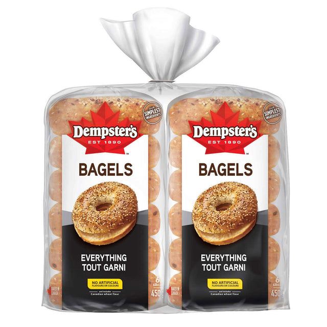 Dempster's Everything Bagels, 2 x 450 g E3