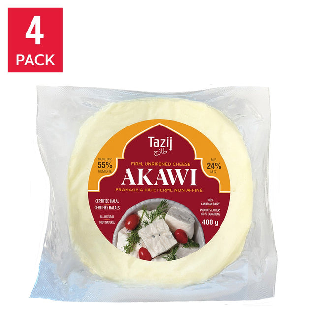 Tazij Fresh Akawi Cheese 400 g (14.1 oz) × 4 pack R7