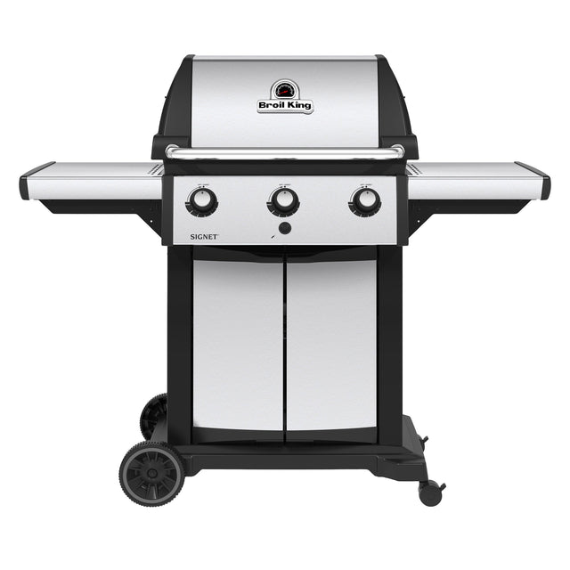 Broil King Signet 320 PRO 3 Dual - Tube Burner Natural Gas BBQ with Cover E0