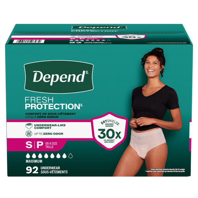 Depend Women's Maximum Absorbency Underwear U4