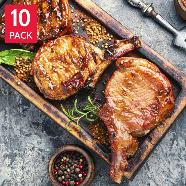 Berkshire Sired Pork Rib Chops 2 x 220 g (7.8 oz) x 5 pack S5