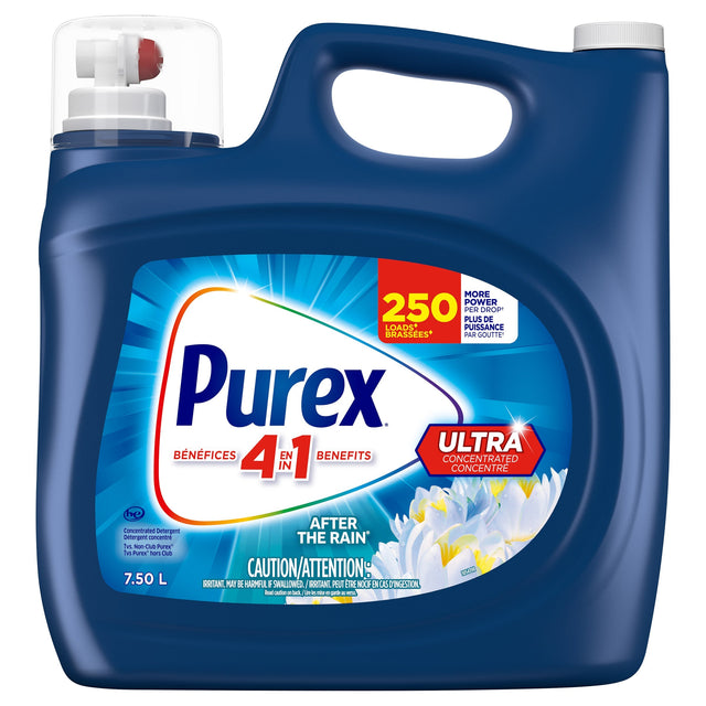 Purex After The Rain Ultra Concentrated Laundry Detergent, 250 Wash Loads B0
