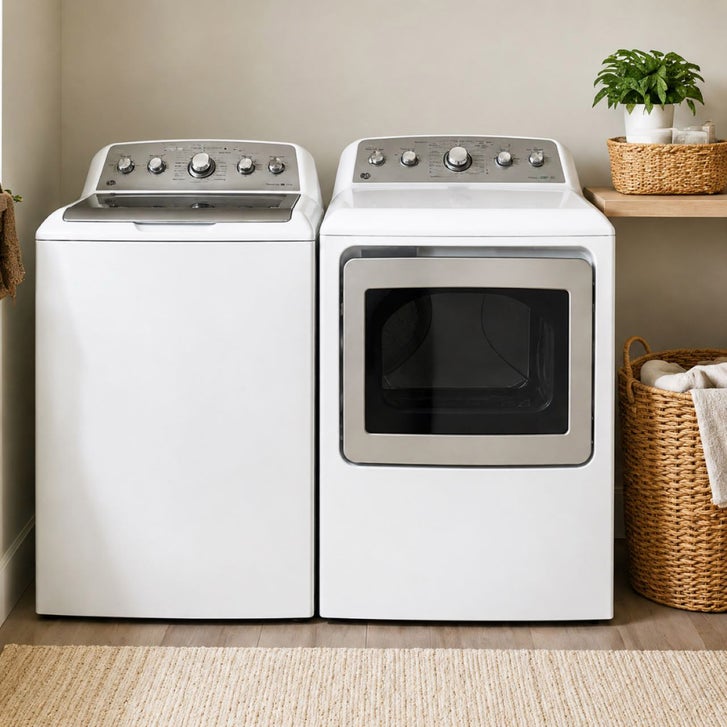 GE 7.2 cu ft. Top Load Electric Dryer with SaniFresh Cycle