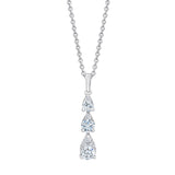 Round Brilliant Diamond Pear Drop Pendant (0.40 ctw)