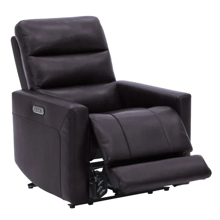 Gilman Creek Top-grain Leather CloudZero Power Recliner with Adjustable Headrest