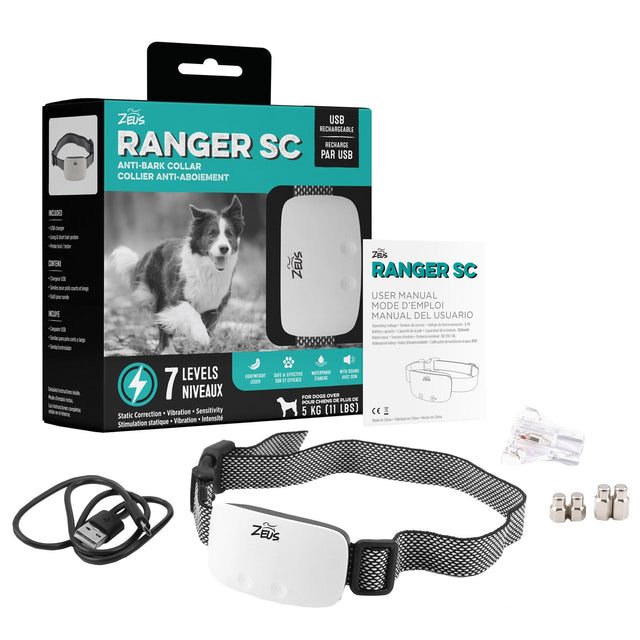 Zeus Ranger SC Anti-Bark Collar with Static Correction M2