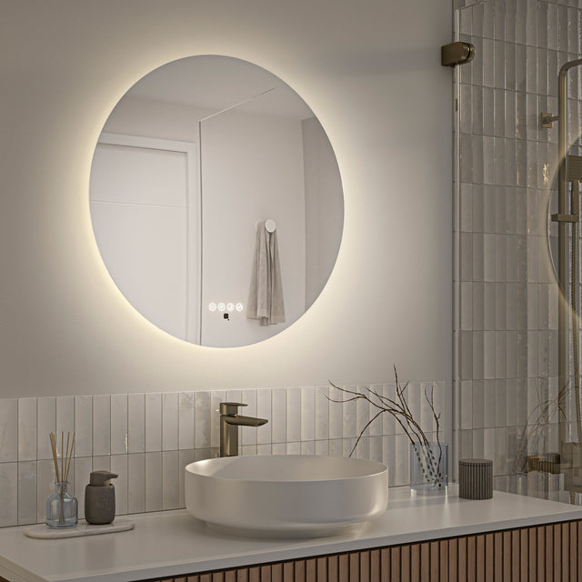 Artika Milan LED Wall Mirror with Integrated Defogger E8