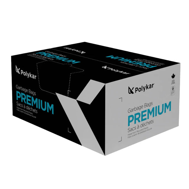 Polykar Premium Garbage Bags 55.88 cm x 60.96 cm (22 in. x 24 in.), 500-pack Z3