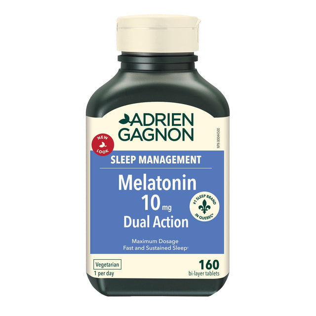 Adrien Gagnon Melatonin 10 mg Dual Action 160 Tablets I5