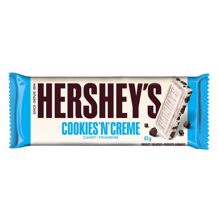 Hershey's Cookies 'n' Creme Chocolate Bars, 36-count