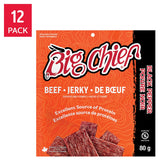 Big Chief Beef Jerky, 12 × 80 g