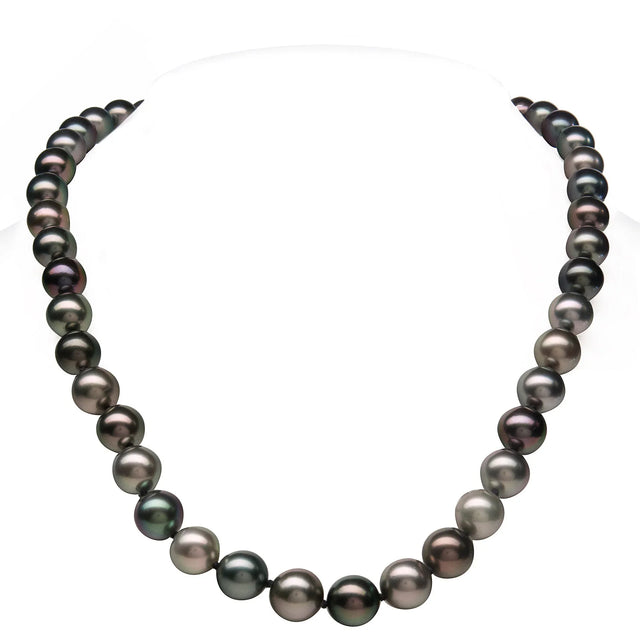 8.0 – 10.0 mm Multi-colour Tahitian Pearl Necklace I3