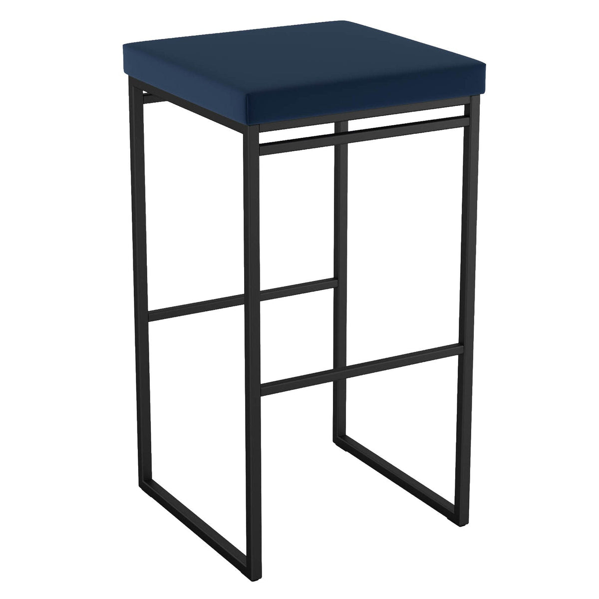 Amisco Easy Modern Counter Stool Blue Seat