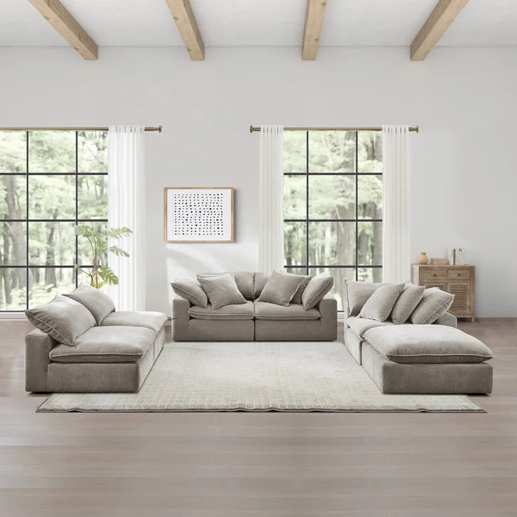 Aiden & Ivy Sereen 6-piece Fabric Sectional